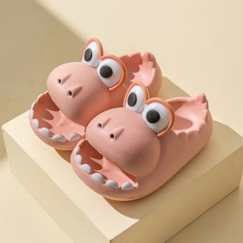 Kids Hippo Crocodile Bath Slippers