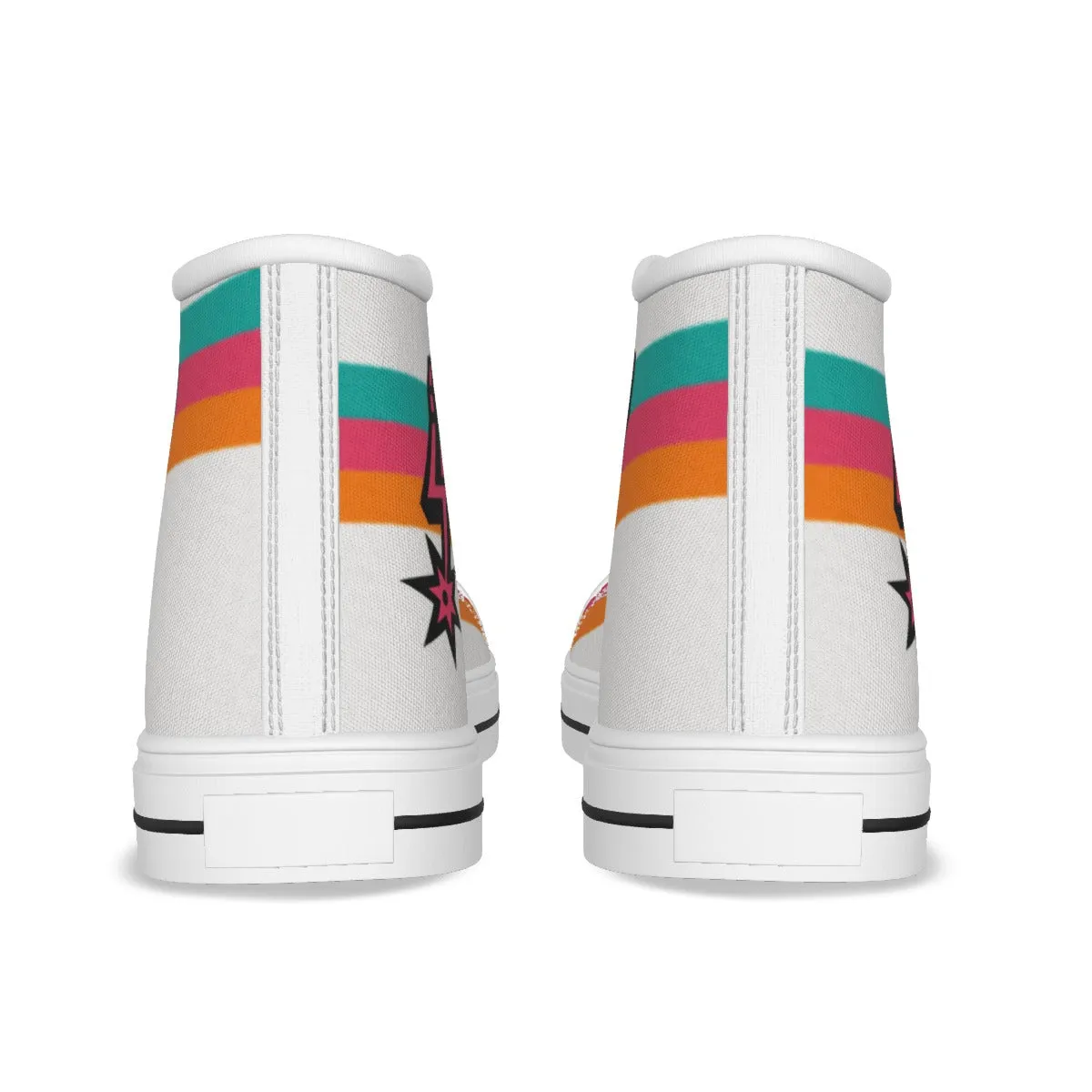 Kid's San Antonio Basketball Canvas Shoes