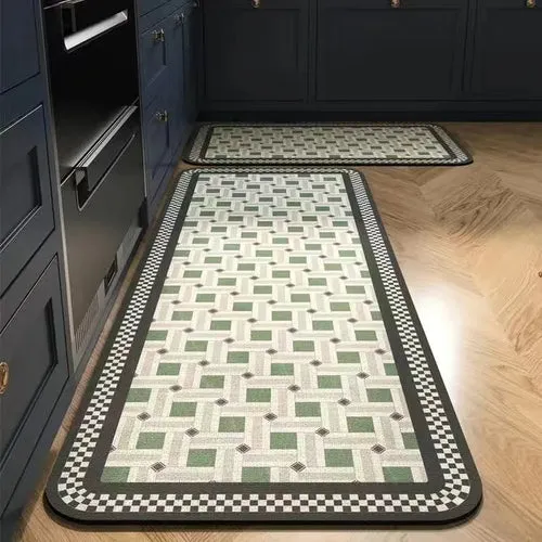 Kitchen Non-slip, Water-absorbing And Oil-proof Rug