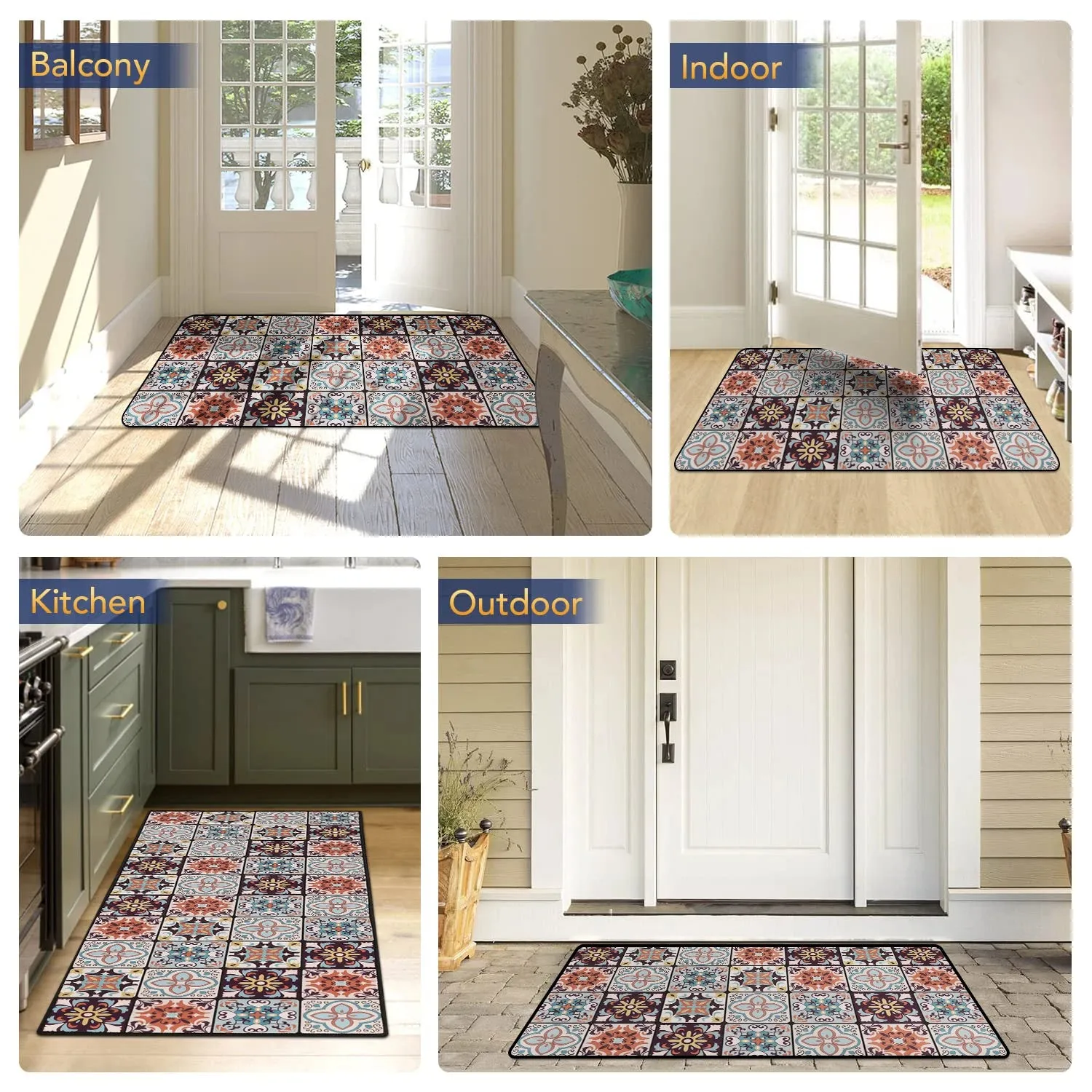 Kitchen Non-slip, Water-absorbing And Oil-proof Rug