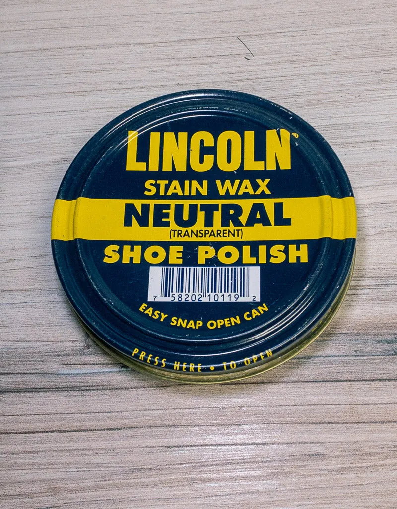 Lincoln Stain Wax Shoe Polish