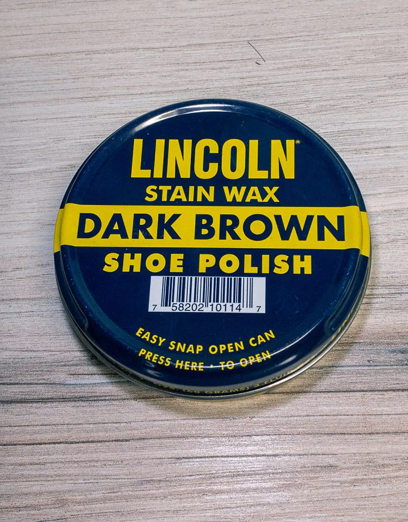 Lincoln Stain Wax Shoe Polish