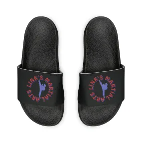 Link's Martial Arts Youth PU Logo Slide Sandals