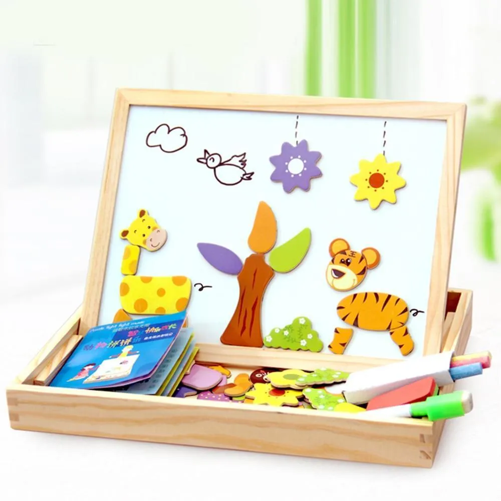 Magnetic Drawing & Puzzle Educational Board