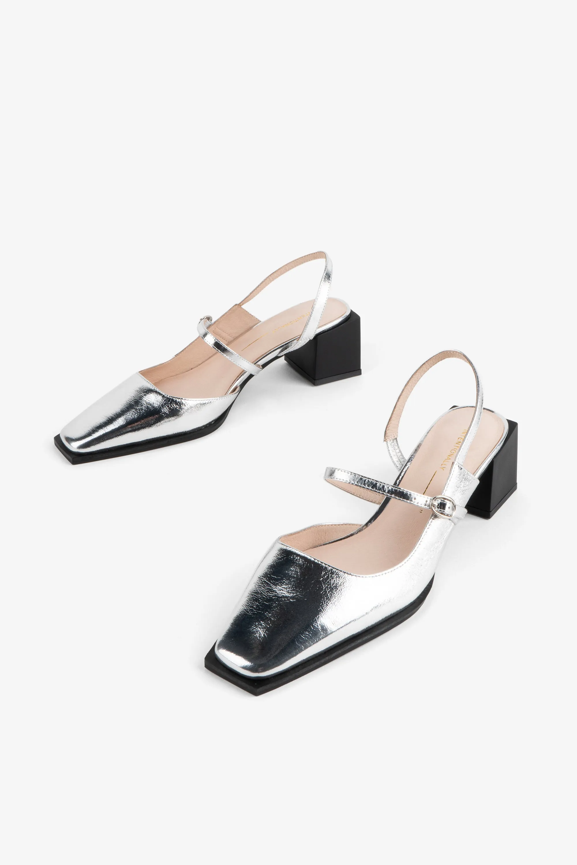 MARCHE METALLIC SLINGBACK MARY JANE