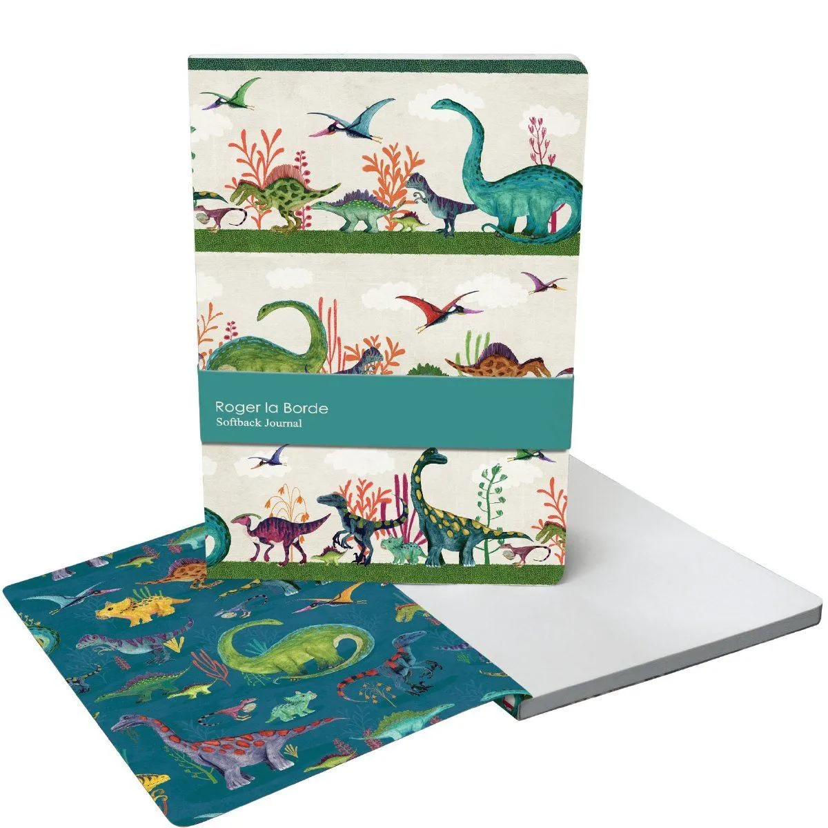 Medium Soft Cover Journal in Dino Mighty