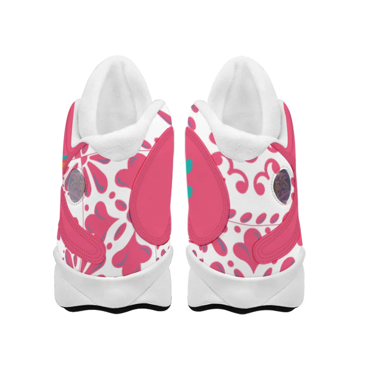 Mens Pink San Antonio Basketball Shoes