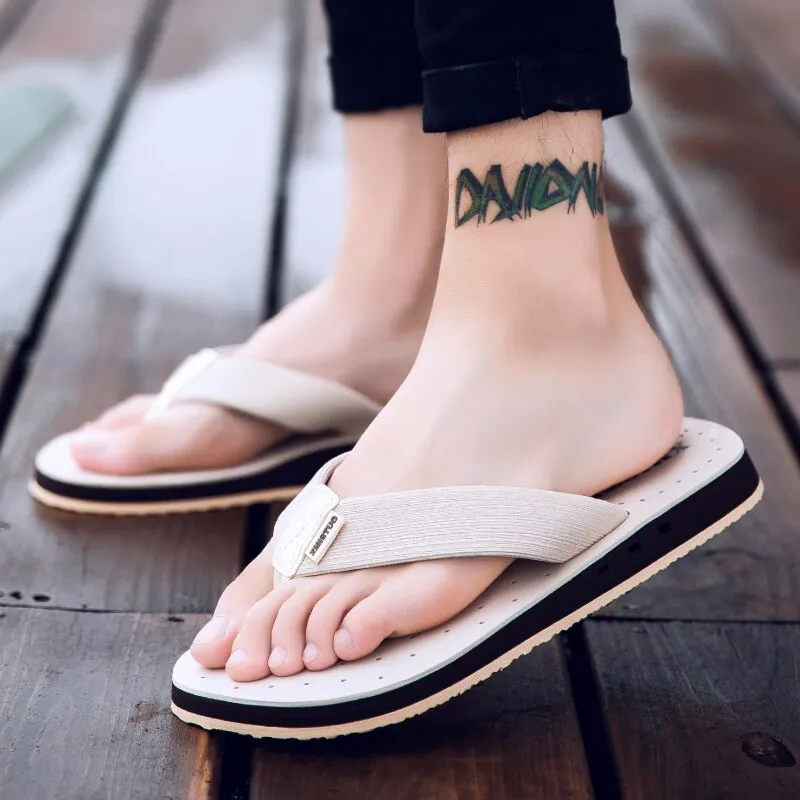 Men's Summer Flip Flop Toe Slippers