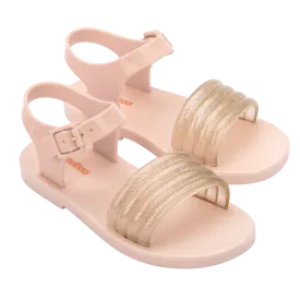 Mini Melissa Mar Wave Kids - Beige / Glitter Beige