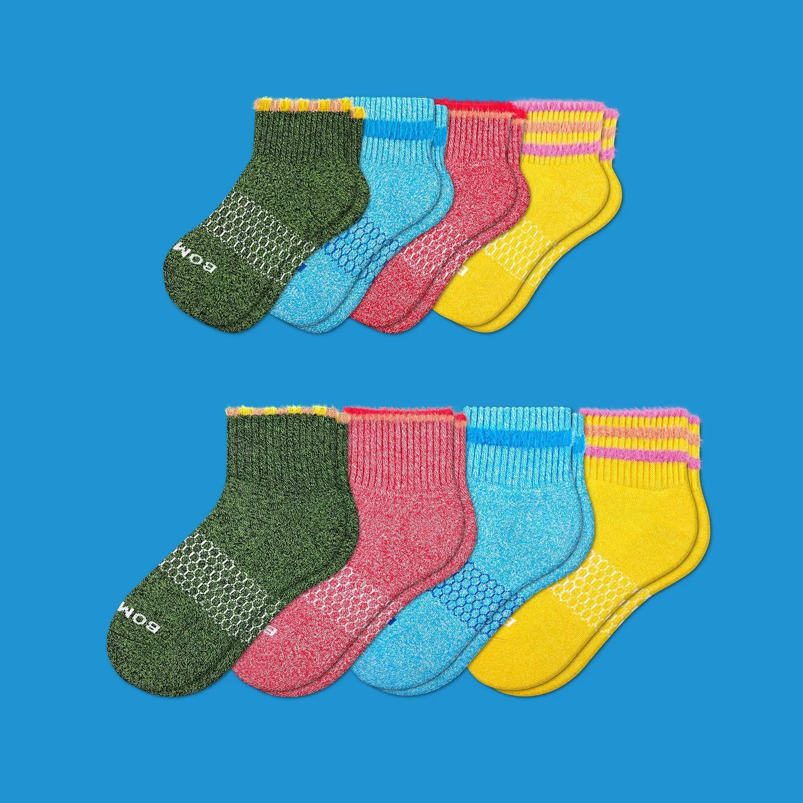 Mother-Youth Fuzzy Sesame Street Sock 8-Pack