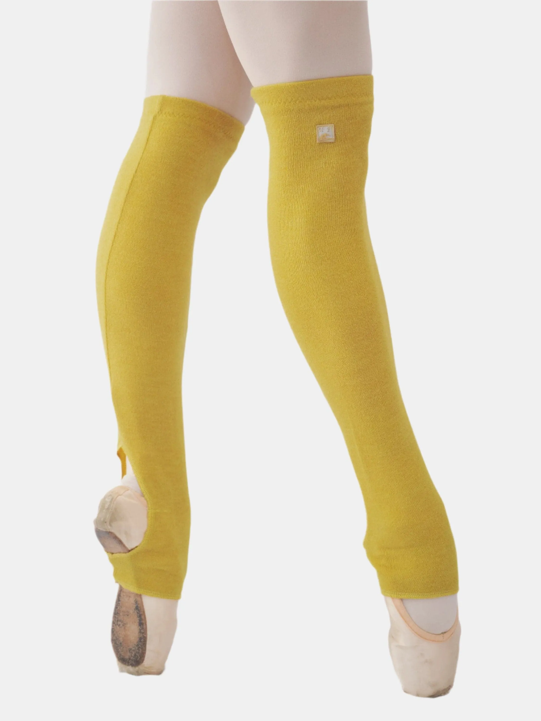 Mustard Short Dance Leg Warmers MP921