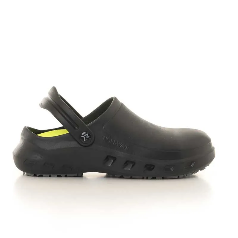 NFORZ Black Non-Perforated Toe Mixed Safety Clog - NORDWAYS