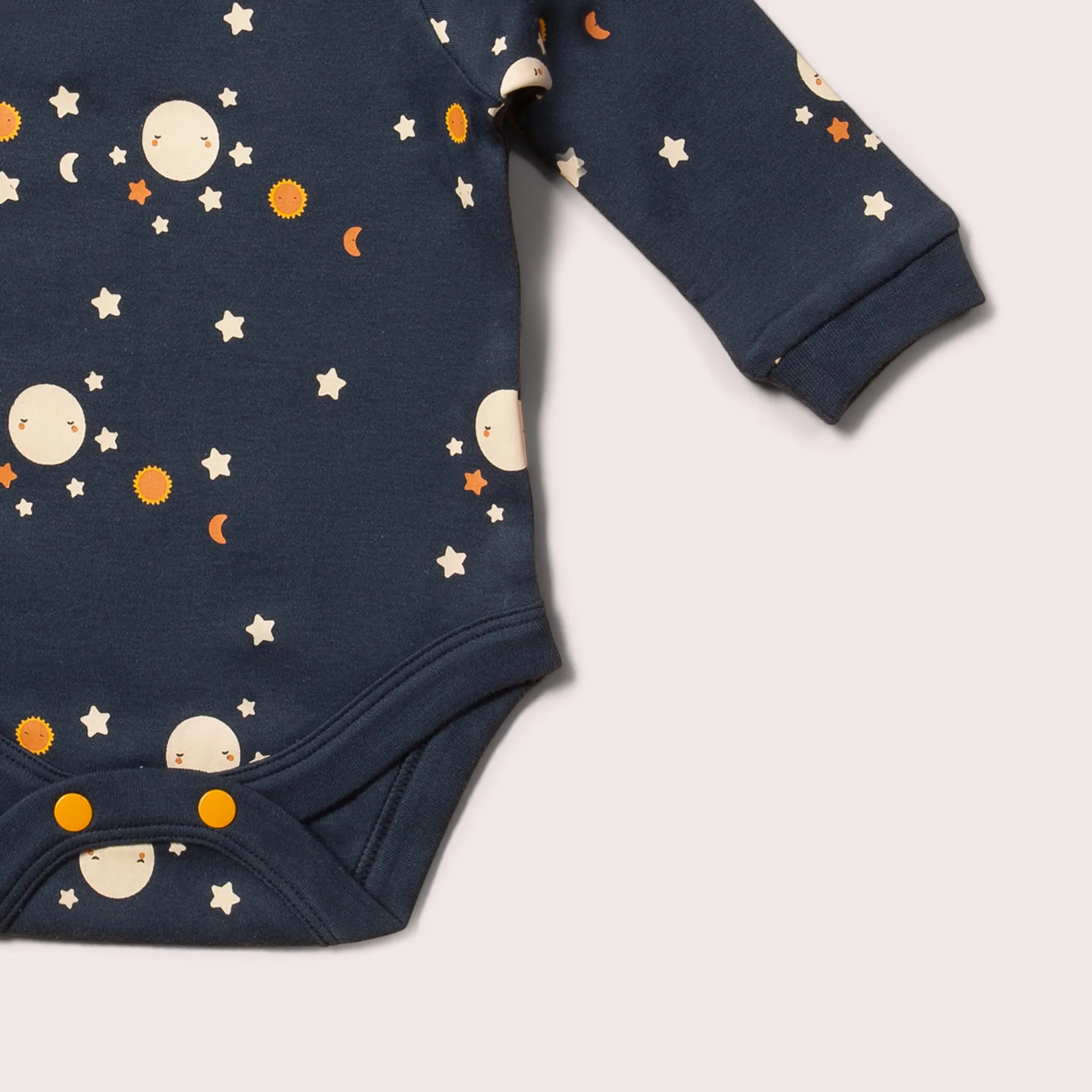 Over The Moon Organic Baby Bodysuit Set - 2 Pack