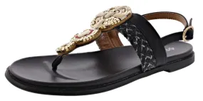 Patrizia Women's Zinzibar Adjustable Back Strapped Thong Sandals