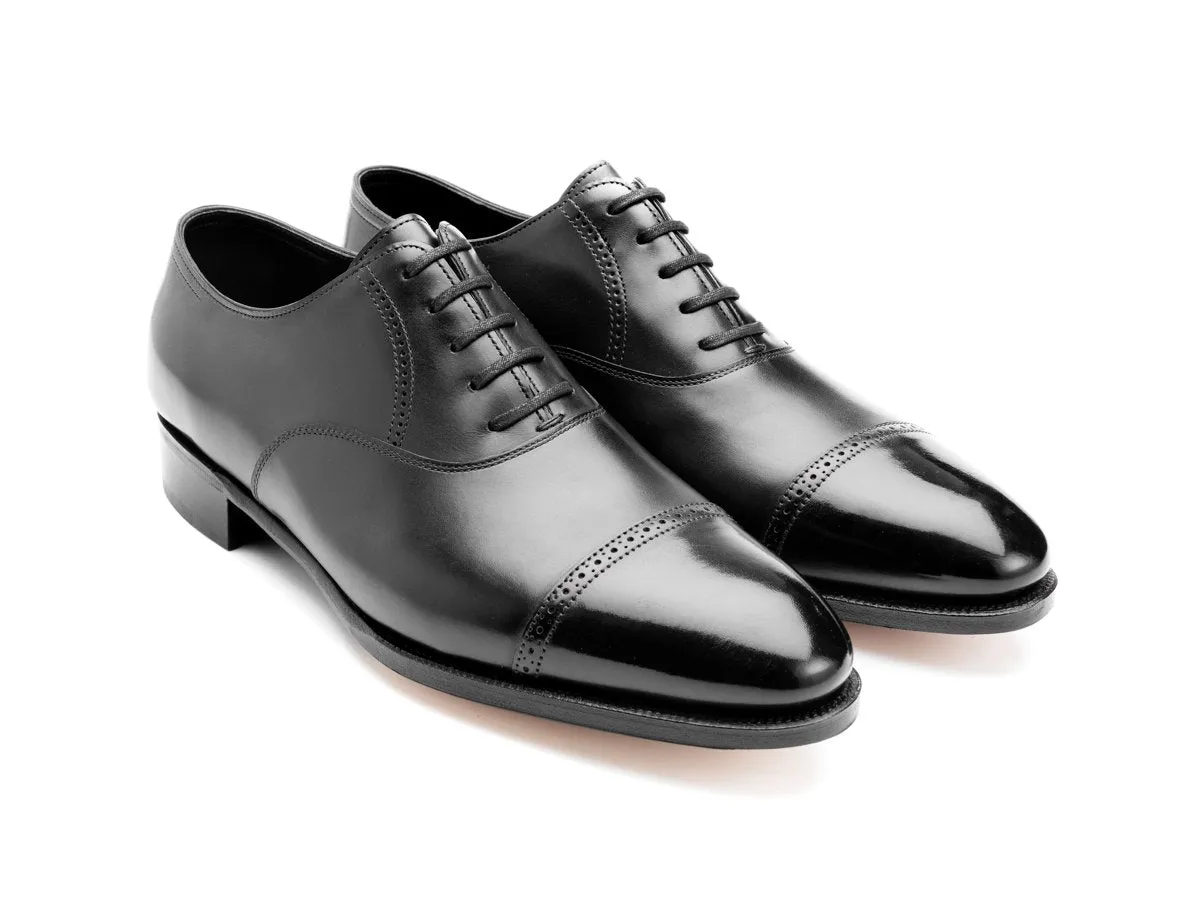 Philip II Black Oxford Calf