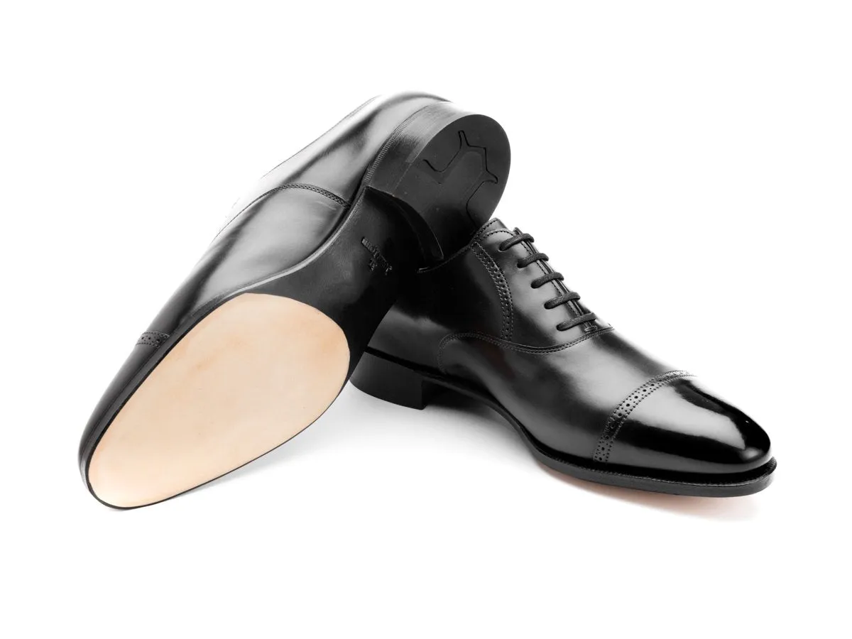 Philip II Black Oxford Calf