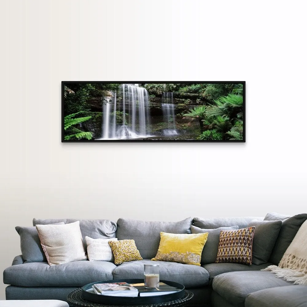 " Rainforest, Mt. Field National Park, Tasmania, Australia" Black Float Frame Canvas Art