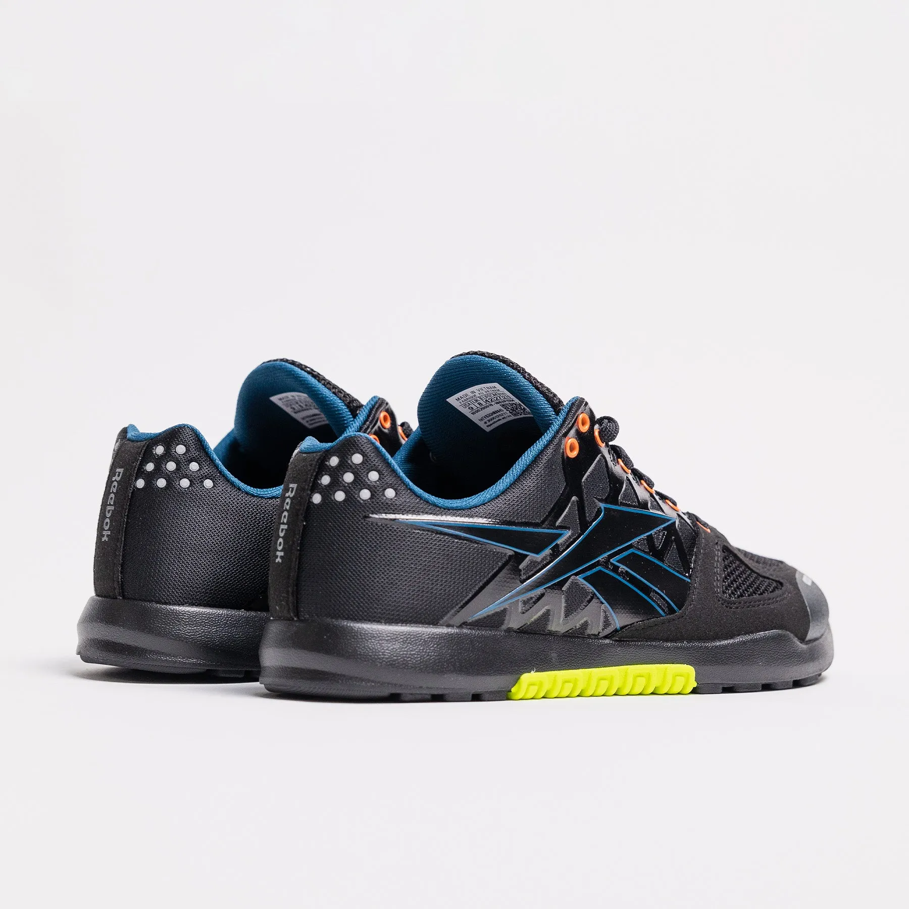 REEBOK - NANO 2.0 - Men's - BLACK/DIGITAL CORAL/DIGITAL LIME