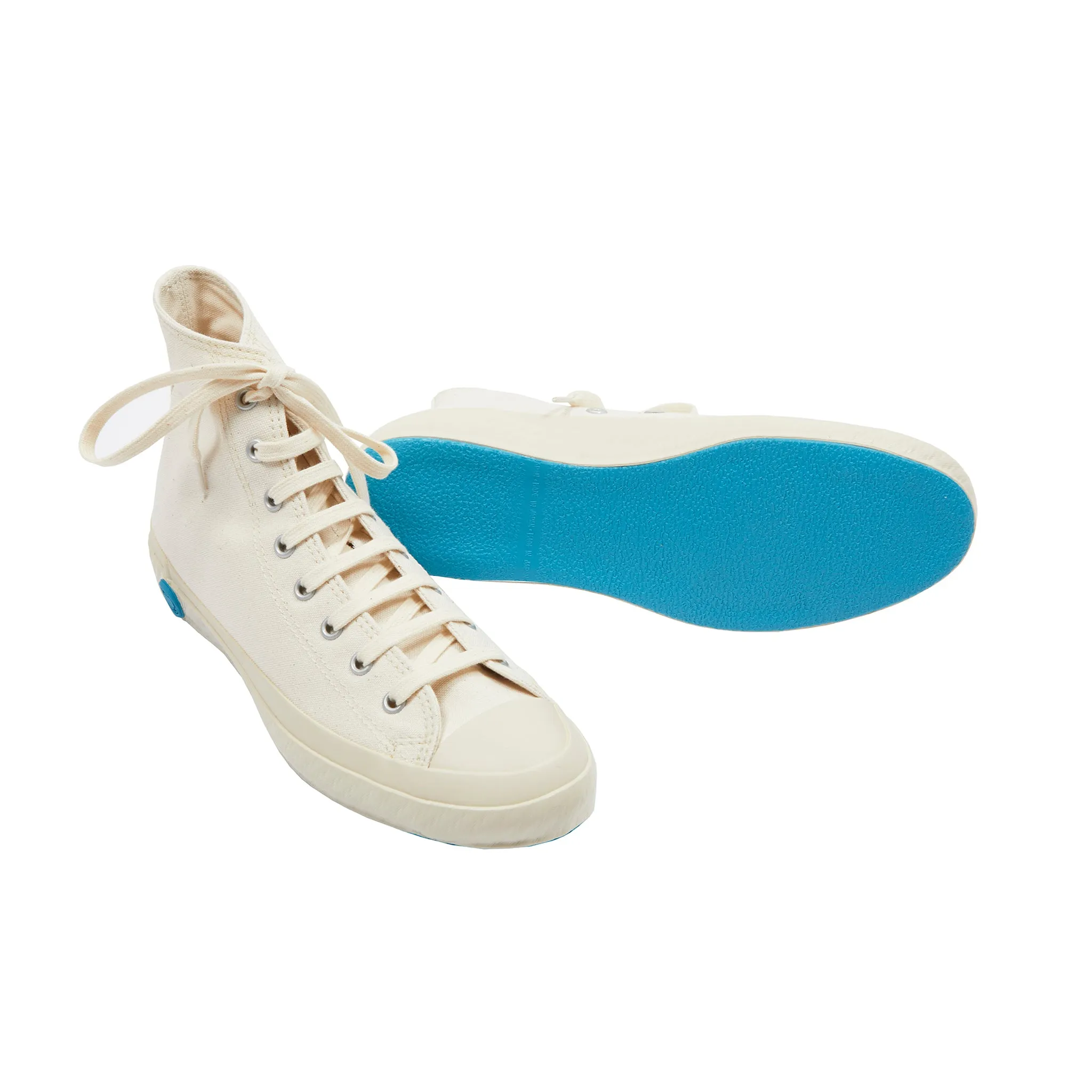 Shoes Like Pottery Canvas Hi-Top Trainers in White