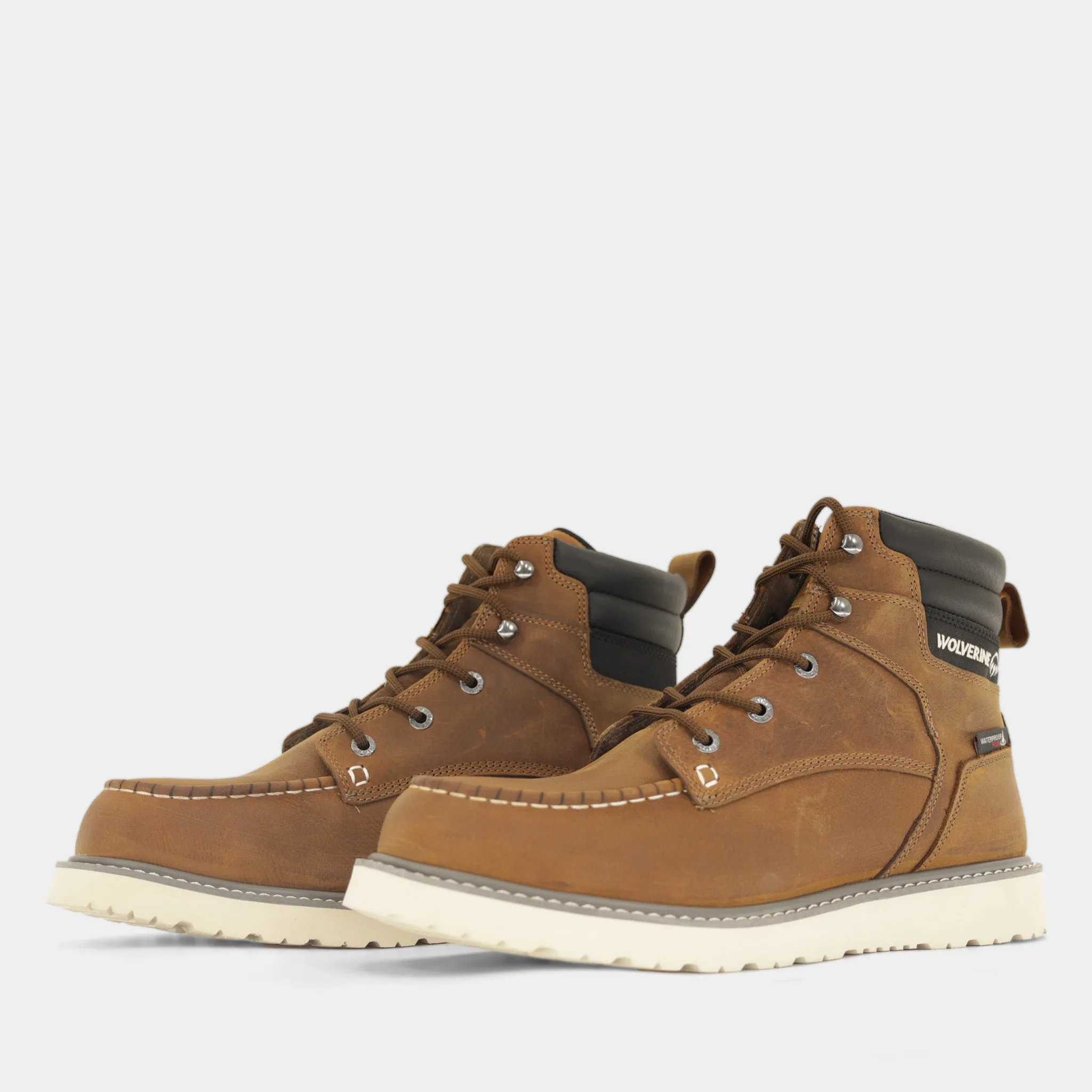 Trade Wedge Steel Toe Wheat Boot