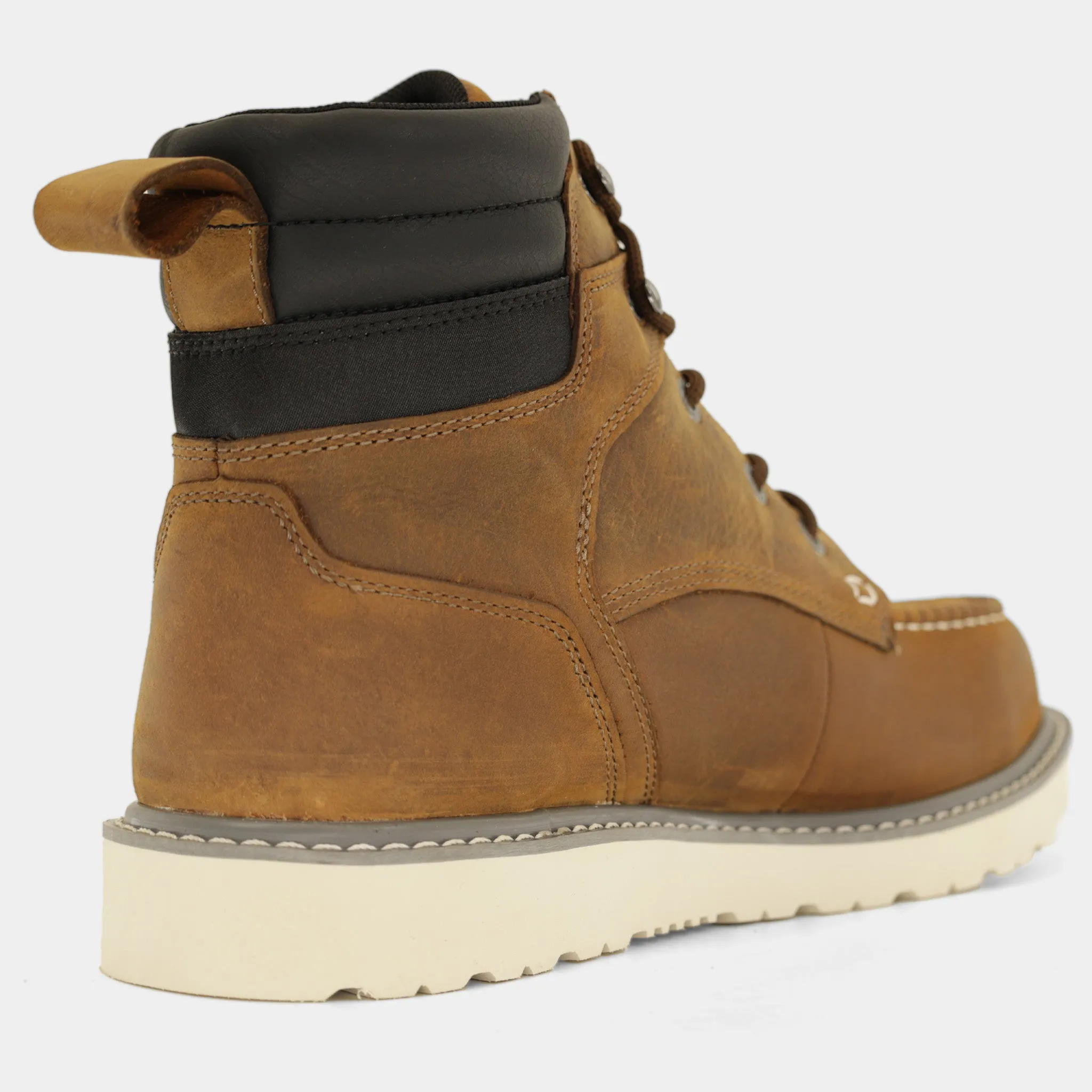 Trade Wedge Steel Toe Wheat Boot