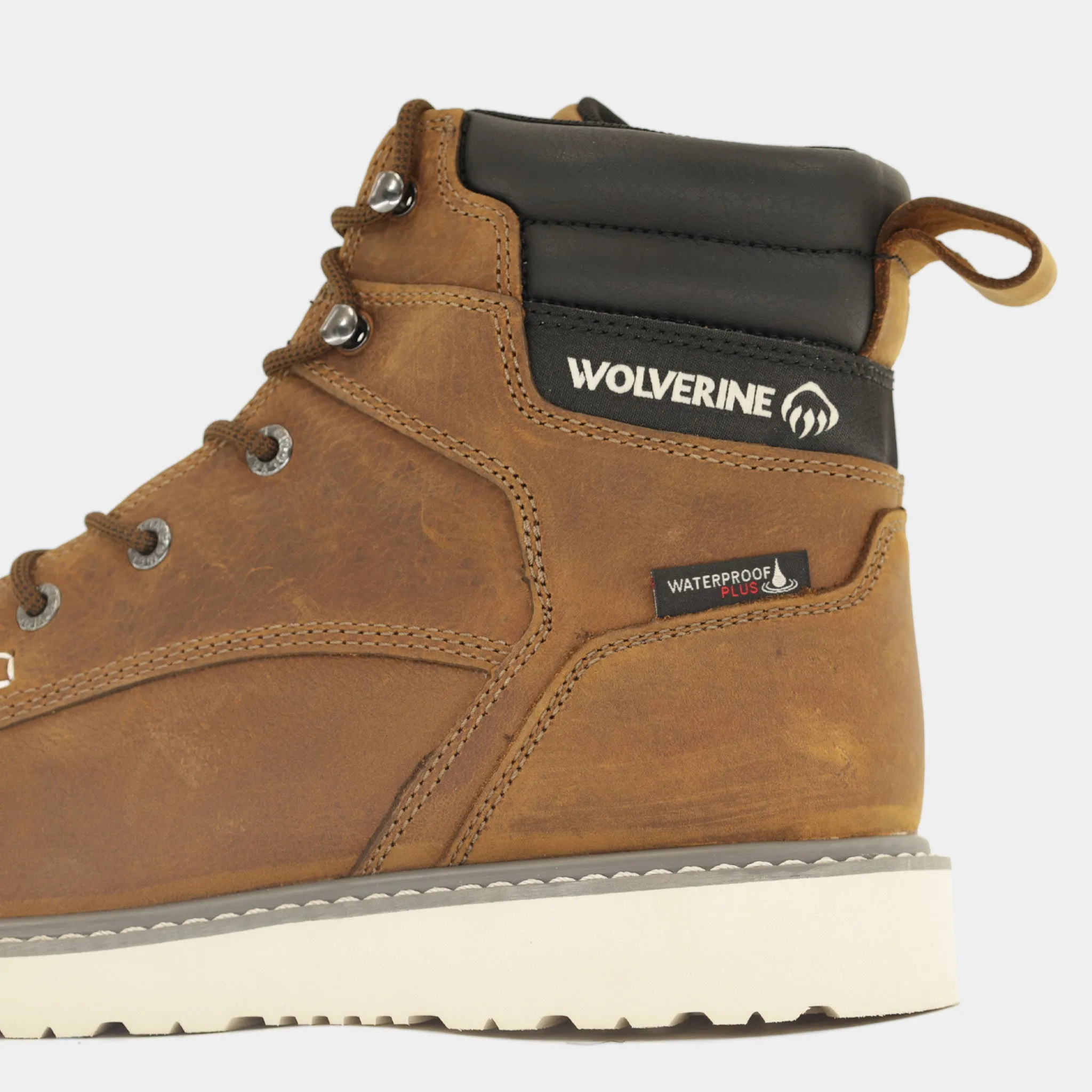 Trade Wedge Steel Toe Wheat Boot