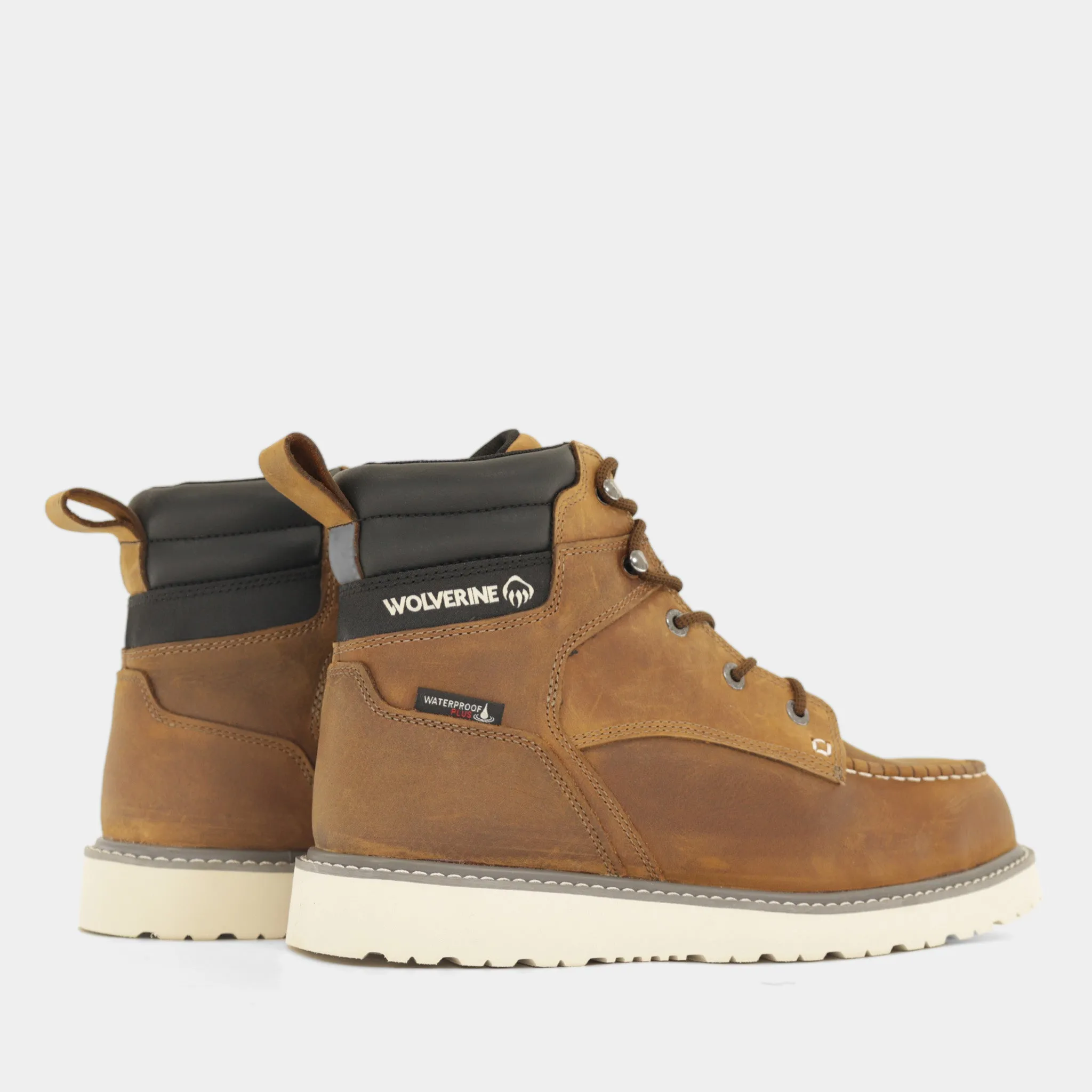 Trade Wedge Steel Toe Wheat Boot