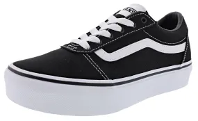 Vans Kid's Ward Canvas Platform Shoes