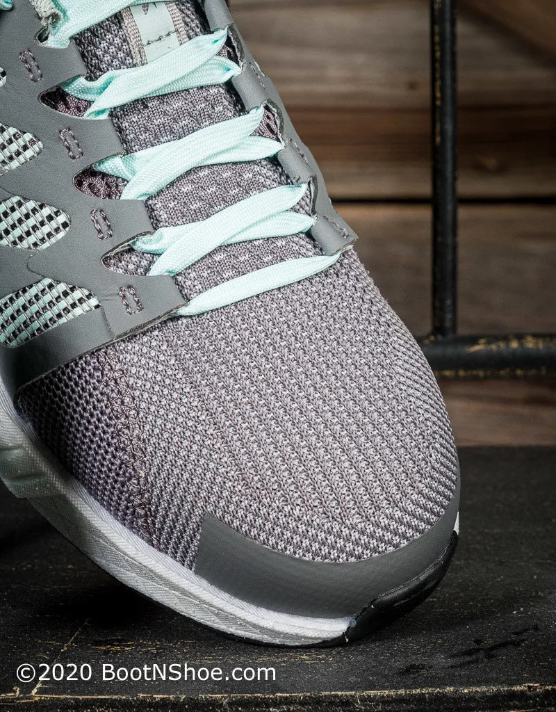 Women's Fusion Flexweave Gray & Mint Athletic Work Shoe  RB316